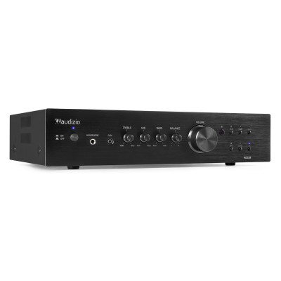 AD220B 2 kanālu HiFi pastiprinātājs melns