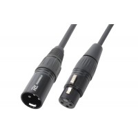 PD-Connex CX35-1 XLR vīrišķais/sieviešu kabelis 1,5 m melns
