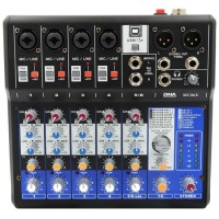 DNA MC06X analogais audio mikseris USB interfeiss 6 kanāli