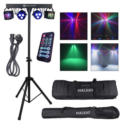 LIGHT4ME T-BAR LED DERBY PAR apgaismojuma komplekts