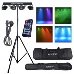 LIGHT4ME T-BAR LED PAR LASER apgaismojuma komplekts