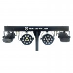 LIGHT4ME T-BAR LED PAR LASER apgaismojuma komplekts