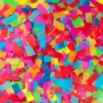 CNF1 Confetti daudzkrāsu 1KG