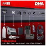DNA PP 88 digitālo klavieru pilna izmēra klaviatūra DNA PP 88 digitālo klavieru pilna izmēra klaviatūra