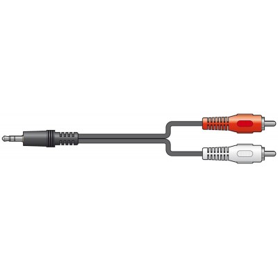 Skytronic CX405-1 kabelis 3,5 stereo-2RCA 2,5 m