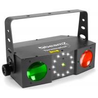 BeamZ Terminator IV LED Double Moon ar lāzeru un strobo Gaismas efekts