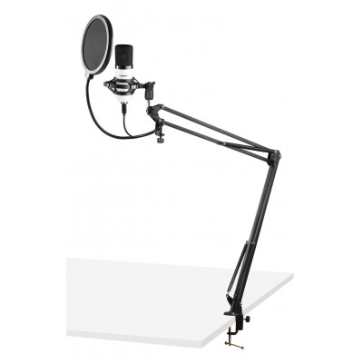 Vonyx CMS300W Studio Microphone Set USB White Mikrofons