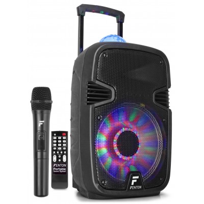 Fenton FT12JB portatīvā skaņas sistēma 12 "700W ar gaismas šovu 