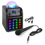 SBS50B-PLUS karaoke komplekts melns ar LED gaismas efektiem