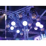 EUROLITE Mirror Ball 30cm melna EUROLITE Mirror Ball 30cm melna