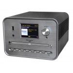 soundmaster ICD1050SW CD atskaņotājs Sudraba interneta radio, DAB+, Wi-Fi, USB, Skaļruņi