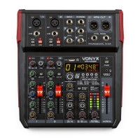 VM-KG06 mūzikas mikseris 6 kanālu BT/DSP/USB ieraksts