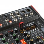 VM-KG06 mūzikas mikseris 6 kanālu BT/DSP/USB ieraksts