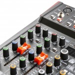 VM-KG06 mūzikas mikseris 6 kanālu BT/DSP/USB ieraksts