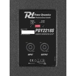 PDY2218S pasīvais zemfrekvences skaļrunis 2x 18” 2000W