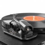 RP330 Record Player HQ Black ar skaļruņiem