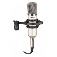 CM400 Studio kondensatora mikrofons sudraba krāsā