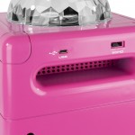 SBS55P BT karaoke skaļrunis LED lodīšu rozā krāsā