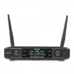 WM42HB Bezvadu mikrofonu sistēma UHF ar 1 rokas mikrofonu un 1 ķermeņa mikrofonu