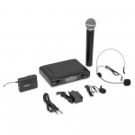WM42HB Bezvadu mikrofonu sistēma UHF ar 1 rokas mikrofonu un 1 ķermeņa mikrofonu