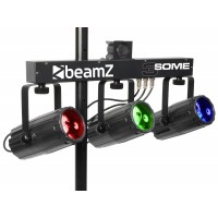 BeamZ 3-Some Light Set 3x 57 RGBW LEDs gaismas efekts