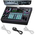 DNA SC TWO ārējā skaņas karte digitālā, ar baterijām darbināma Bluetooth audio saskarne DSP USB-C Phantom 15 skaņas efektu tiešraides straumēšanai DNA SC TWO ārējā skaņas karte digitālā, ar baterijām darbināma Bluetooth audio saskarne DSP USB-C Phantom 15 skaņas efektu tiešraides straumēšanai