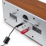 Foza WIFI interneta stereo radio ar DAB+ sudrabu Foza WIFI interneta stereo radio ar DAB+ sudrabu