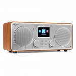 Foza WIFI interneta stereo radio ar DAB+ sudrabu Foza WIFI interneta stereo radio ar DAB+ sudrabu