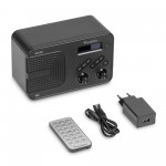 Badia DAB+ radio ar akumulatoru, melns