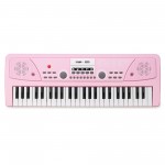 KD49P elektroniskā tastatūra, 49 taustiņi ar rozā bateriju