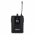 WM552B Dual Wireless Bodypack mikrofona Plug-and-Play komplekts UHF