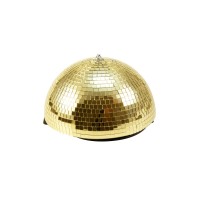 EUROLITE Half Mirror Ball 30cm zelta motorizēta