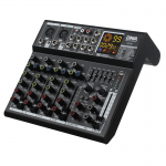 DNA KFHsh analogais audio mikseris 6 kanāli Bluetooth USB MP3 Phantom +48V skaidu plāksne