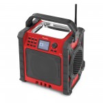 Temi-XL Darbavietas DAB/FM radio ar akumulatoru, sarkans