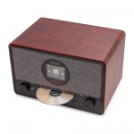 Lucca Interneta radio ar DAB+ un CD atskaņotāju (tumšs koks) Lucca Interneta radio ar DAB+ un CD atskaņotāju (tumšs koks)
