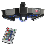 LIGHT4ME MULTIX skatuves gaismas multiefekts 3-in-1 LED bezvadu tālvadības pults