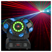 LIGHT4ME SID PRO kustīga gaisma ar daudzefektu skatuves apgaismojumu