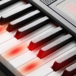 SUPRIMO 88035L izglītojošas digitālās klavieres ar 88 taustiņiem, apgaismojumu, bērnu mācību instrumenta nošu statīvs, pedāļu komplekts