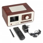 Dozza interneta radio ar DAB+ Wood