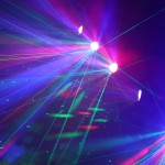 LIGHT4ME MAGIC HEAD kustīgā galva FX LED DMX gobo stars gredzens lāzers zaļš 50 mW bezvadu tālvadības pults