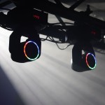 LIGHT4ME MAGIC HEAD kustīgā galva FX LED DMX gobo stars gredzens lāzers zaļš 50 mW bezvadu tālvadības pults