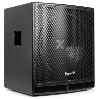 Vonyx SWP15 PRO aktīvais zemfrekvences skaļrunis 15" / 800W