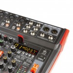 Vonyx VM-KG10 mūzikas mikseris 10 kanālu BT/DSP/USB ieraksts