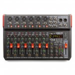 Vonyx VM-KG10 mūzikas mikseris 10 kanālu BT/DSP/USB ieraksts
