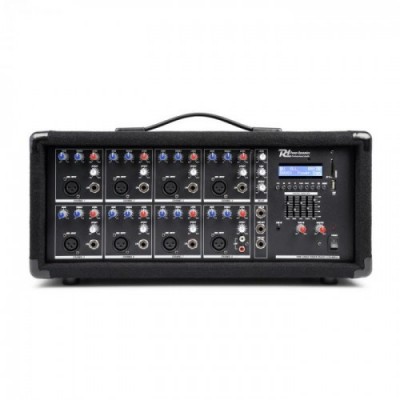 Power Dynamics PDM-C805A 8 kanālu mikšeris ar pastiprinātāju Power Dynamics PDM-C805A 8 kanālu mikšeris ar pastiprinātāju