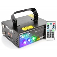 BeamZ Surtur II Double Laser RG Gobo DMX IRC 3W Blue LED Lazeris