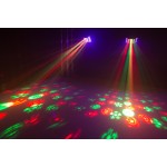 BeamZ Gobo Derby ar UV un Strobe Gaismas efekts