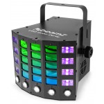 BeamZ Gobo Derby ar UV un Strobe Gaismas efekts
