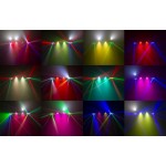 beamZ SHOWBAR FREE 2x PAR, 2x Derby un Strobe Gaismas efekts