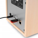 Canzo interneta radio ar DAB+/FM uztvērēju, gaiša koka krāsā Canzo interneta radio ar DAB+/FM uztvērēju, gaiša koka krāsā